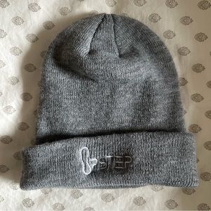 MGray Beanie with embroidery